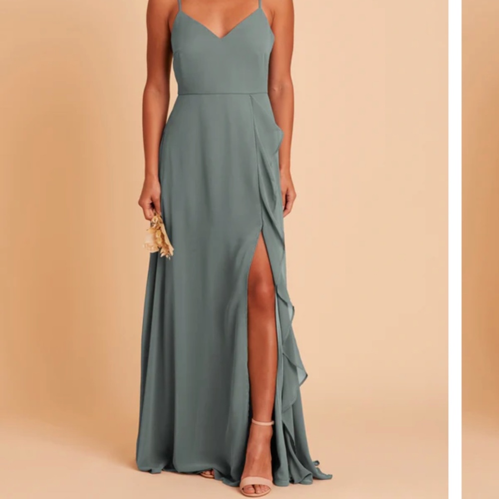 Birdy grey Theresa Dress Chiffon seaglass (M)